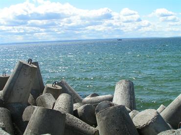 View of Baltic beach