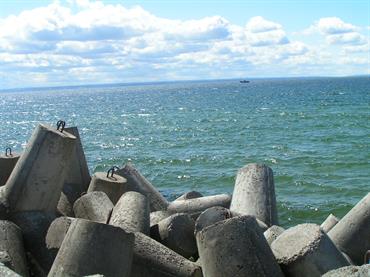 View of Baltic beach