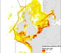 subsurface abrasion pressure map OSPAR area